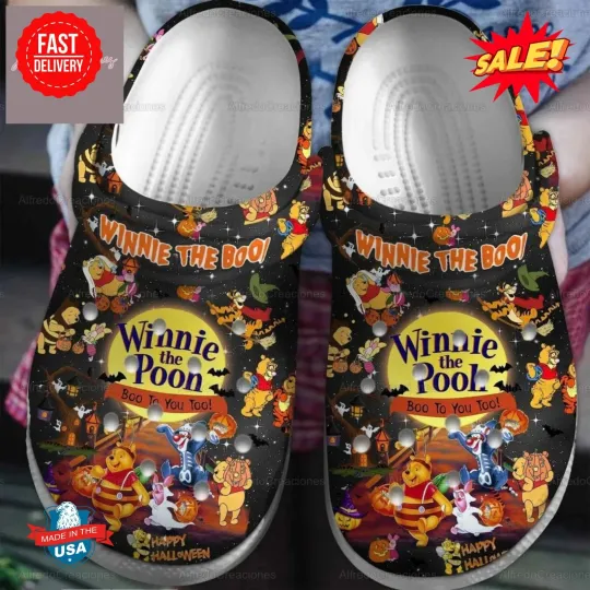 Discover Halloween Winnie The Pooh Clogs