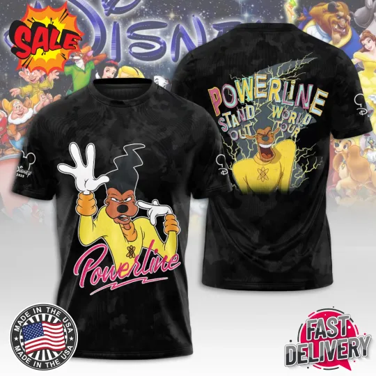 Powerline Stand Out World Tour Unisex 3D T-Shirt