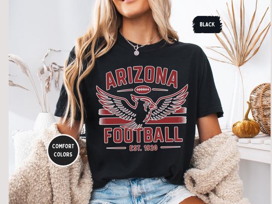 Discover Vintage Arizonna Football T-Shirt, Vintage Game Day Tee, Sports Football Fan Gift