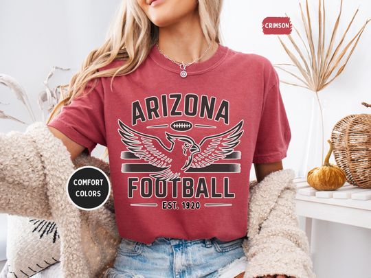 Vintage Arizonna Football T-Shirt, Vintage Game Day Tee, Sports Football Fan Gift