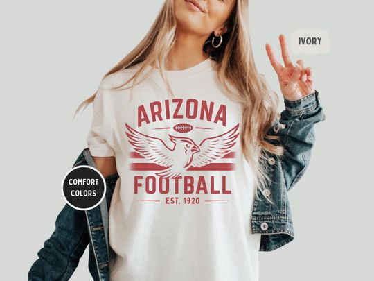 Vintage Arizonna Football T-Shirt, Vintage Game Day Tee, Sports Football Fan Gift