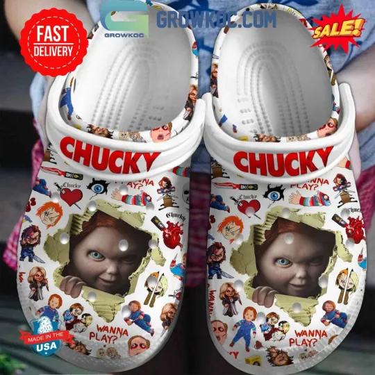 Chucky and Tiffany Halloween Clogs