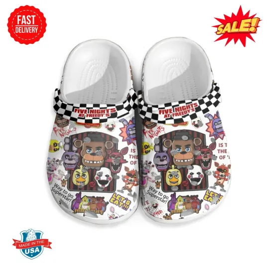Five Nights at Freddy's Clogs Shoes