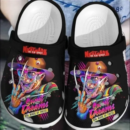 Freddy Krueger Sweet Dreams Halloween Clogs for Adults and Kids