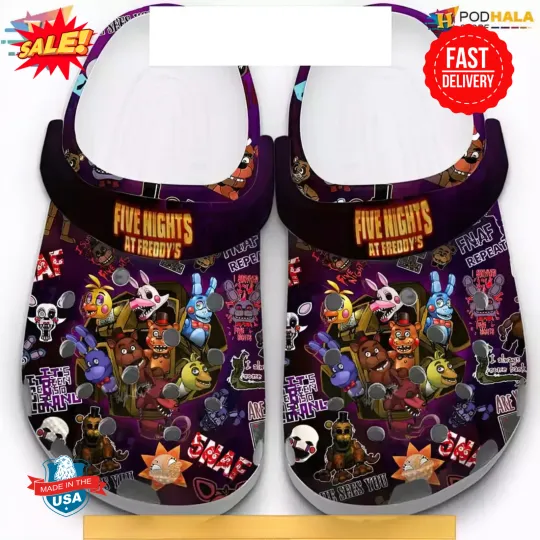 Five Nights at Freddy’s Themed Clogs