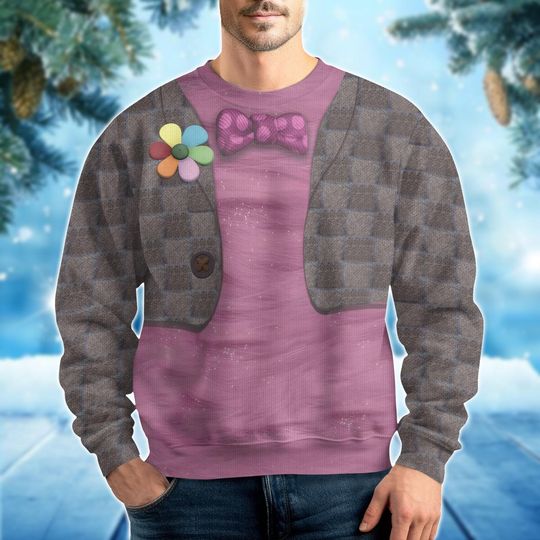 Discover Bing Bong Costume Ugly Christmas Sweater, Inside Out Cosplay Xmas Sweater, Bing Bong Christmas Sweatshirt, Xmas Party Gift