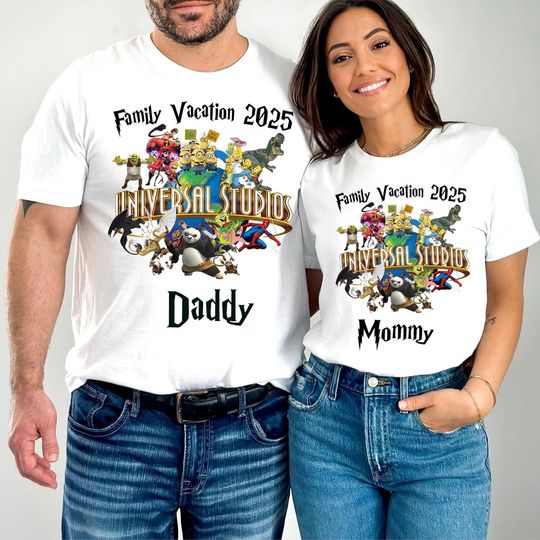 Universal Studios Family Vacation Trip 2025 T-Shirt