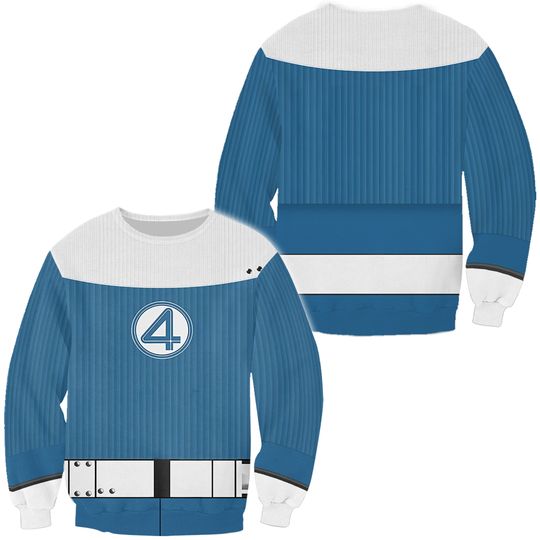 Sue Storm Costume - MCU Susan Storm Cosplay Shirt and Sweatshirt - Invisible Woman Fantastic Four Hoodie