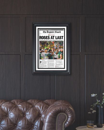 2012 Oreg ducks Rose Bowl Victory 'Roses at Last' (No Framed) Poster