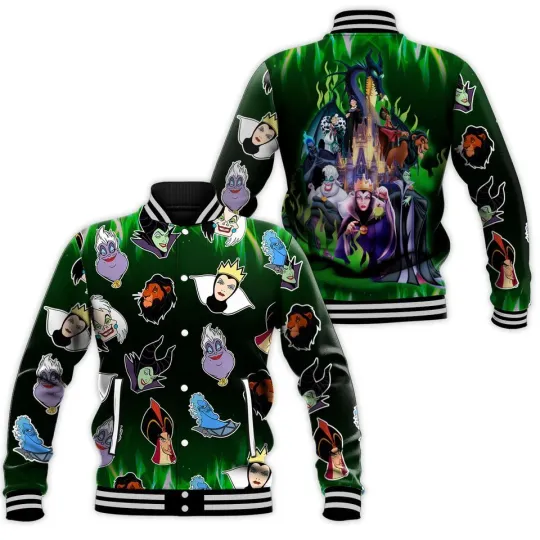 Disney Villains Baseball Jacket