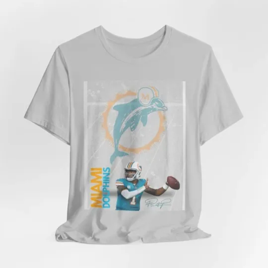Dolphin Tua Tagovailoa Quarterback football T-Shirt, Game Day Football T-Shirt