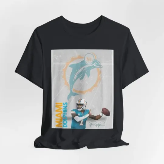 Dolphin Tua Tagovailoa Quarterback football T-Shirt, Game Day Football T-Shirt