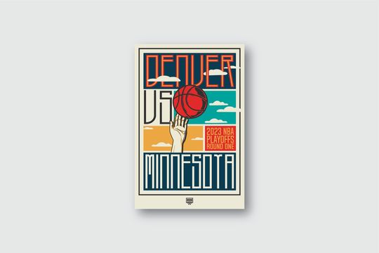 Denver vs Minnesota Mini Print