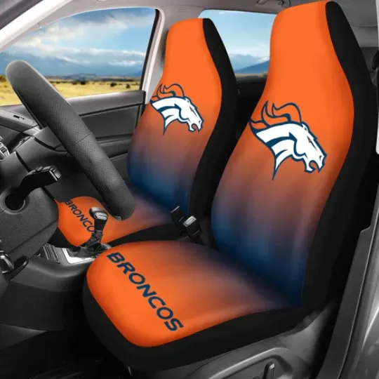 Hot Denver Football Car Seat Cover