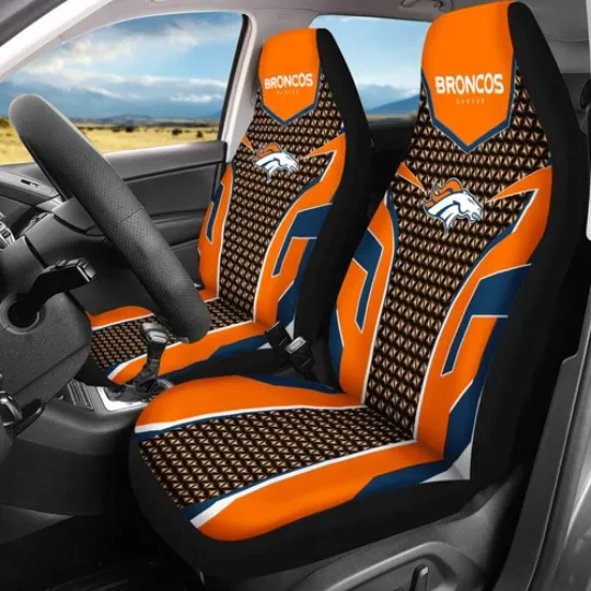 Hot Denver Football Car Seat Cover