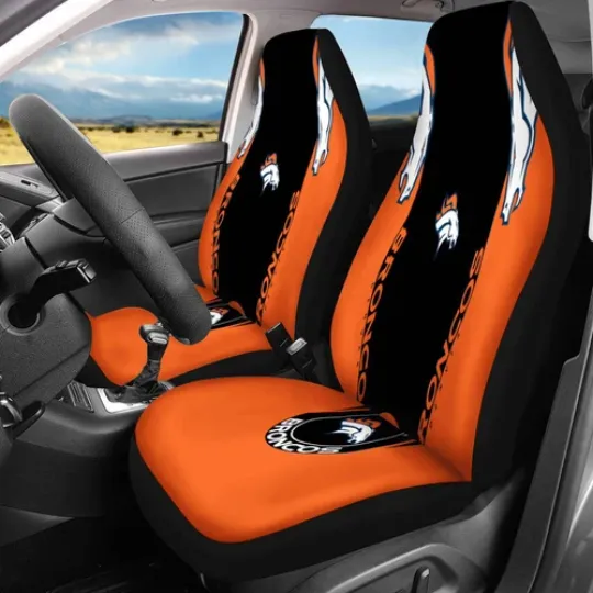 Hot Denver Football Car Seat Cover