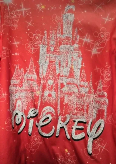 Mickey Mouse Pull Over 3D HOODIE  All Over Print Unisex Size Small.  MSRP  $50