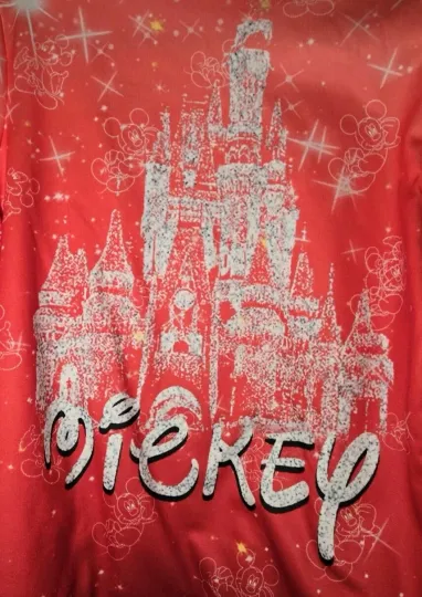 Mickey Mouse Pull Over 3D HOODIE  All Over Print Unisex Size Small.  MSRP  $50