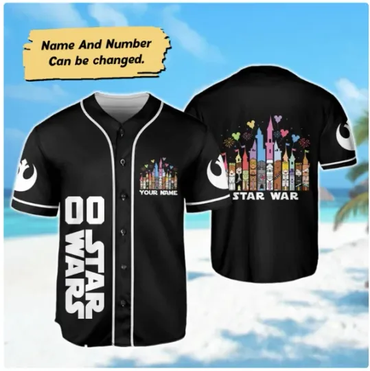 Custom Star Wars Baseball Jersey Shirt