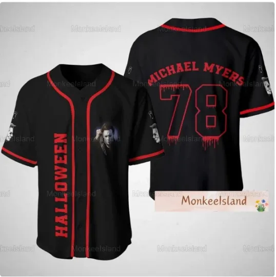 Michael Myers Halloween Baseball Jersey Shirt
