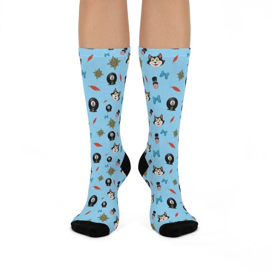 Pinocchio, Figaro, Blue Socks, fun Disney Pattern
