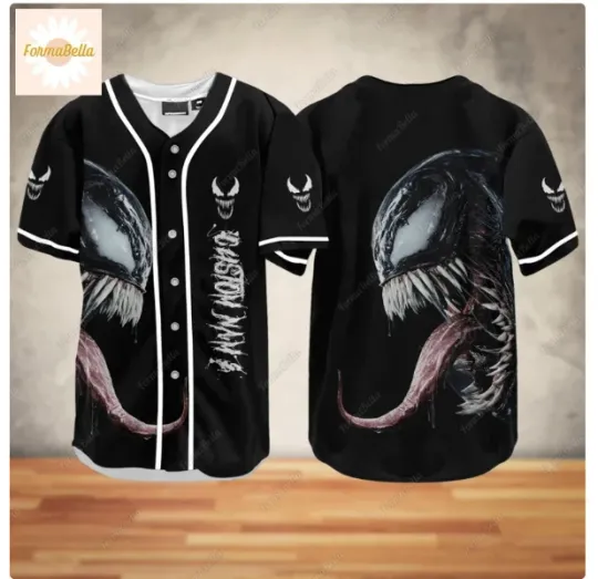 Halloween Venom Baseball Jersey Shirt