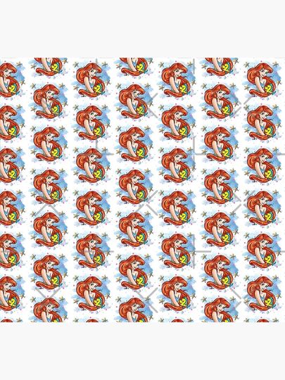 Princess Mermaid with starfish Socks