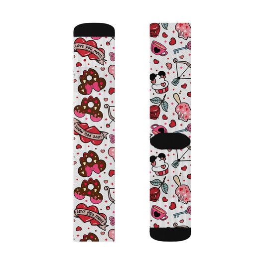 Mickey Valentines Day Disney Socks