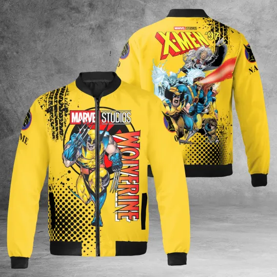Personalized Amazing Wolverine Deadpool & Wolverine It's Hero Time Jacket