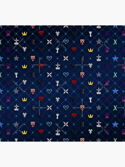 Kingdom Hearts Pattern Ver 2 Socks