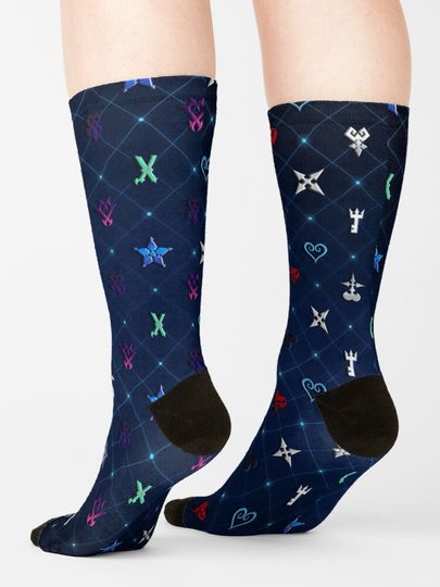 Kingdom Hearts Pattern Ver 2 Socks