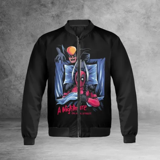 Deadpool Vs Wolverine A Nightmare On Pool Street Jacket