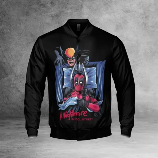 Deadpool Vs Wolverine A Nightmare On Pool Street Jacket
