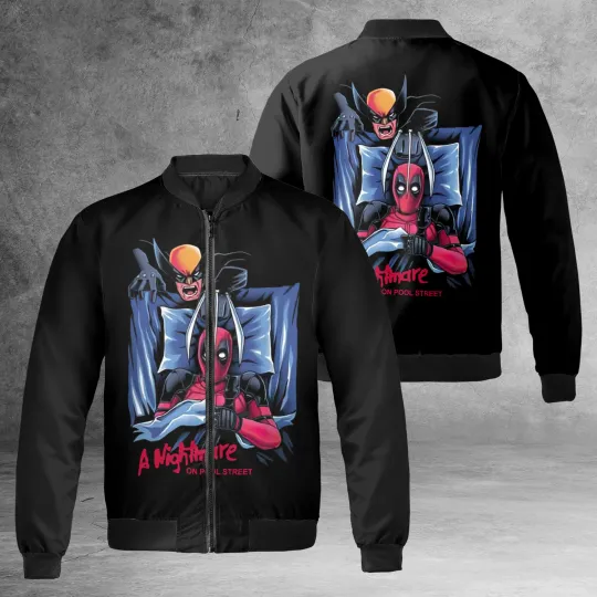 Deadpool Vs Wolverine A Nightmare On Pool Street Jacket