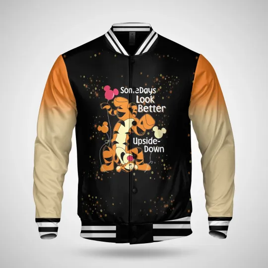 Tigger Mickey Balloons Some Dyas Look Better Upside Down Tigger Funny Jacket