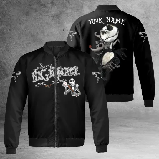 Personalized Jack Skellington The Nightmare Before Christmas Jacket