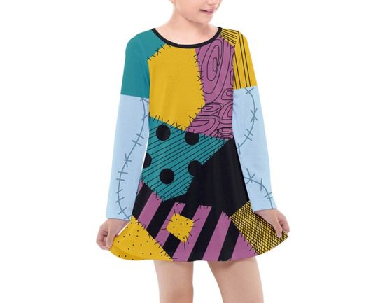 Kid's Sally The Inspired Long Sleeve Dress