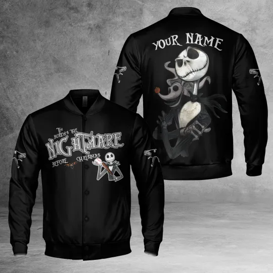Personalized Jack Skellington The Nightmare Before Christmas Jacket