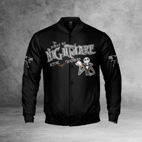 Personalized Jack Skellington The Nightmare Before Christmas Jacket