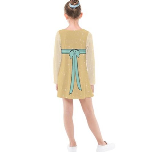 Kid's Anastasia Inspired Long Sleeve Dress