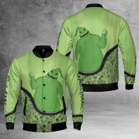 Personalized Nightmare Before Christmas Oogie Boogie Green Themed Jacket
