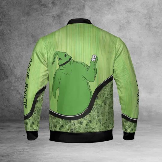 Personalized Nightmare Before Christmas Oogie Boogie Green Themed Jacket