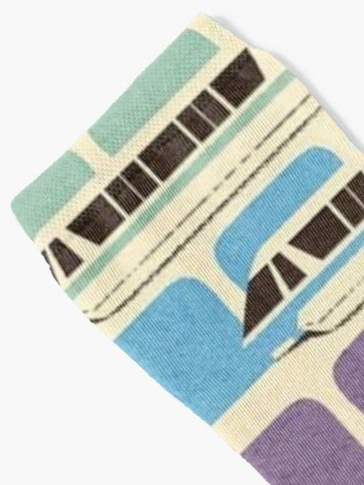 Retro WDW Monorail Socks