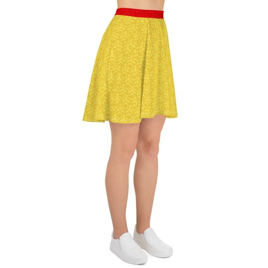 Snow White inspired skater skirt, Gift for her,