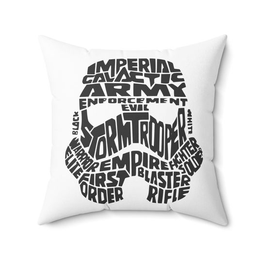 Stormtrooper Spun Square Pillow