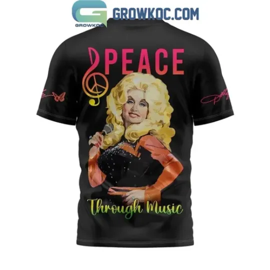 Dolly Parton Recording Academy Peace Through Music T-Shirt 3D