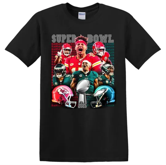 Super Bowl 2025 Eagles VS Chiefs T-Shirt