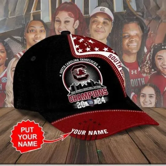 Personalized South Carolina Gamecocks Basketball Classic Cap, Champions Basketball Cap, Game Day Basketball Cap
