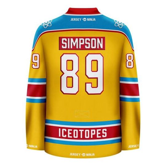 Springfield Iceotopes Simpson Hockey Jersey