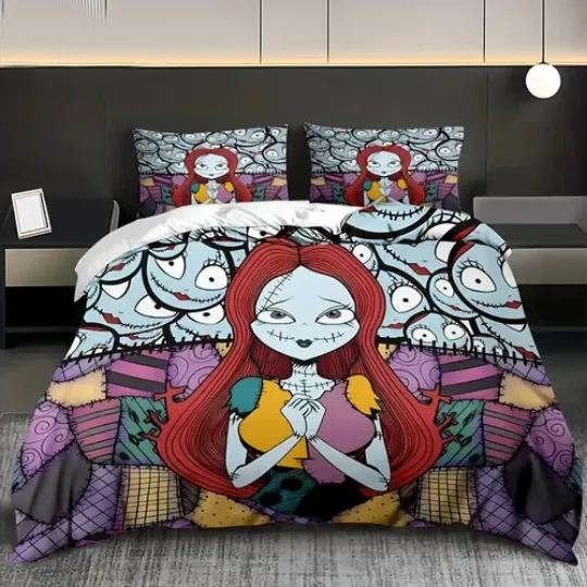 Sally The Nightmare Before Christmas Anime Cartoon Bedding Set
